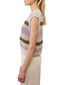 Pull sans manches 100% Laine Tricot multicolore