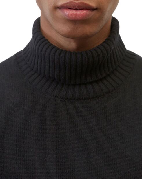 Pull en Laine d'Agneau mélangée noir