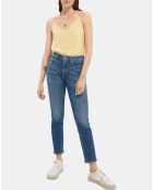 Jean Slim High Five Taille Haute bleu