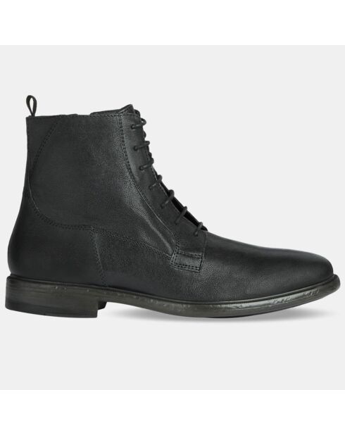 Boots en Cuir Terence noir