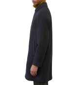 Manteau en Laine mélangée raglan noir