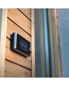 Lámpara de pared negra solar UP&DOWN, 10 x 20 x 3,5 cm