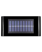 2 apliques solares UP&DOWN negros de 10 x 20 x 3,5 cm
