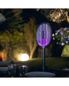 Schwarzer kabelloser Mückenschutzschläger - 51x22x4,5 cm