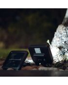 Solar Moon One zwarte solarspot - 15x12x5 cm