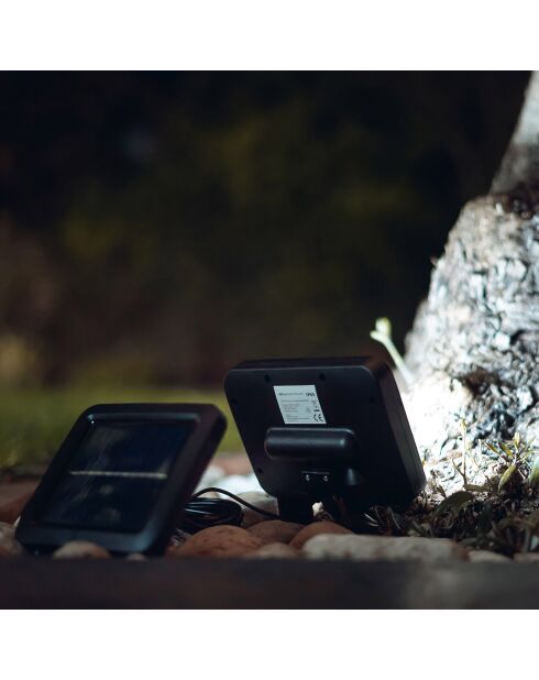 Solar Moon One zwarte solarspot - 15x12x5 cm