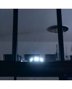 Solar Moon L schwarzer Solarstrahler - 29,5x10x9 cm