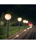 Solar Peaky Ball zonnebaken zwart - 41x9x9 cm