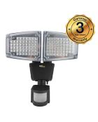 2 zwarte Solar Pro 2 zonneschijnwerpers - 23x18,3x23,4 cm