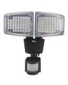 2 zwarte Solar Pro 2 zonneschijnwerpers - 23x18,3x23,4 cm