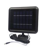 2 zwarte Solar Pro 2 zonneschijnwerpers - 23x18,3x23,4 cm