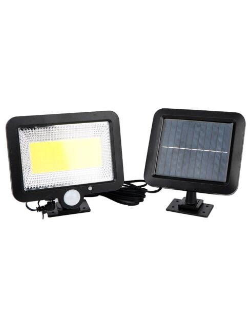 2 schwarze Solar Moon One Solarstrahler - 15x12x5 cm