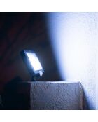 2 schwarze Solar Moon One Solarstrahler - 15x12x5 cm