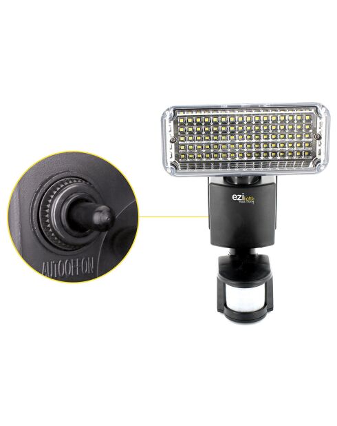 Solar Pro 1 zwarte solarspot - 22,7x13,2x16 cm