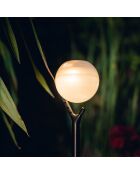 3 Balises solaires Solar Peaky Ball noires - 41x9x9 cm