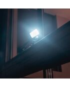 2 zwarte Solar Pro 1 zonneschijnwerpers - 22,7x13,2x16 cm