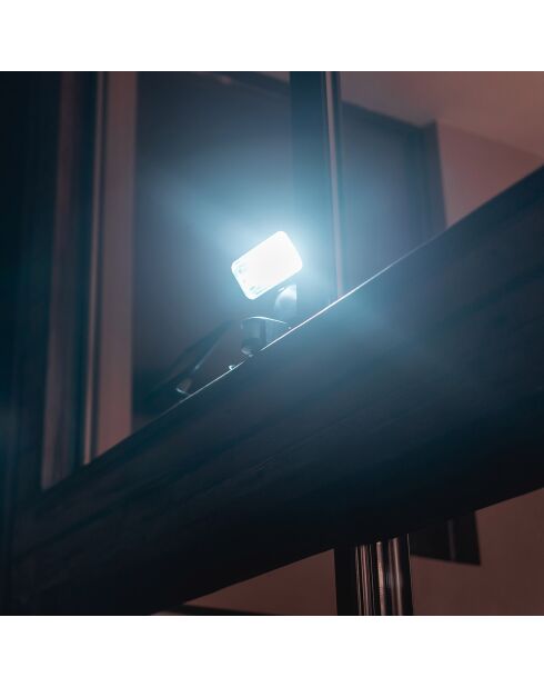 2 zwarte Solar Pro 1 zonneschijnwerpers - 22,7x13,2x16 cm