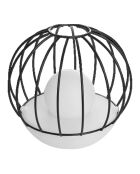 2 zwarte Solar DECOBALL zonnebakens - 19x19x19 cm