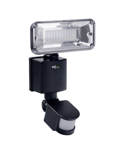 2 zwarte Solar Pro 1 zonneschijnwerpers - 22,7x13,2x16 cm