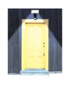 2 zwarte Solar Pro 1 zonneschijnwerpers - 22,7x13,2x16 cm