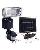 2 zwarte Solar Pro 1 zonneschijnwerpers - 22,7x13,2x16 cm