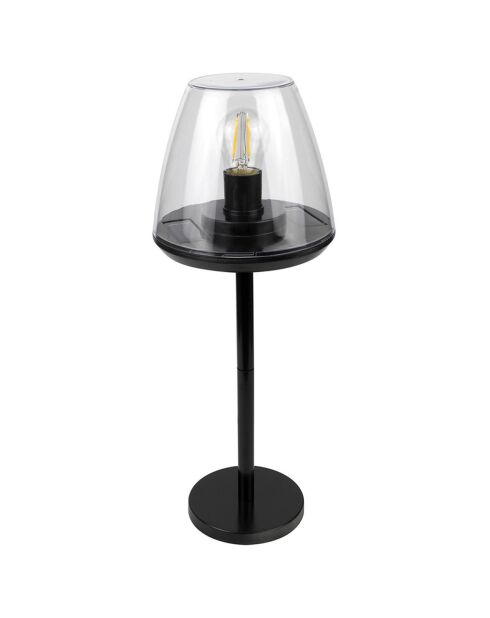 Lámpara solar de mesa solar LAMP ONE negra - 19x19x17,5 cm