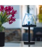 Lámpara solar de mesa solar LAMP ONE negra - 19x19x17,5 cm