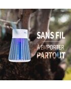 Mosquito Stop grijze UV-muggenwerende lamp - 12,5x6x6 cm