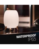 2 Ambiant M witte muzikale nomadenlampen - 17x17x28,5 cm