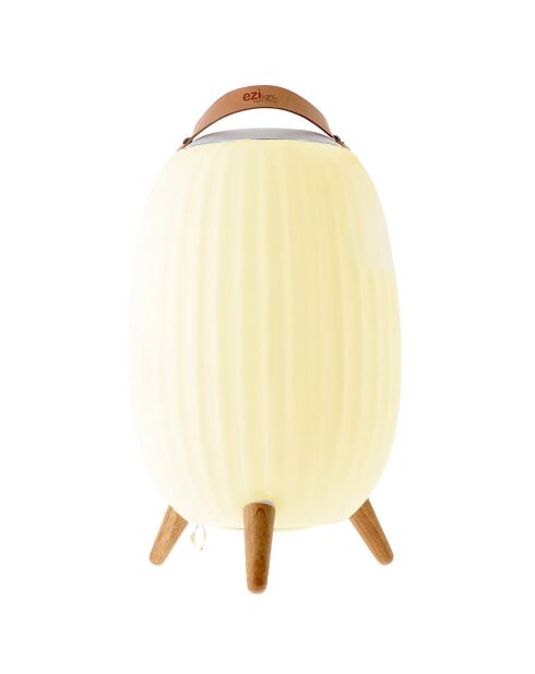 Ambiant XL muzikale nomadenlamp wit - 36x36x56,3 cm