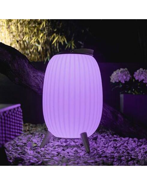 Ambiant XL muzikale nomadenlamp wit - 36x36x56,3 cm