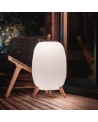 Ambiant XL muzikale nomadenlamp wit - 36x36x56,3 cm