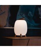 Ambiant M muzikale nomadenlamp wit - 17x17x28,5 cm