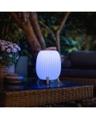 Ambiant M muzikale nomadenlamp wit - 17x17x28,5 cm