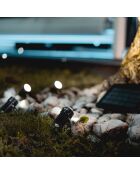 2 lámparas solares solares MultiSpot negras - 10x10 cm