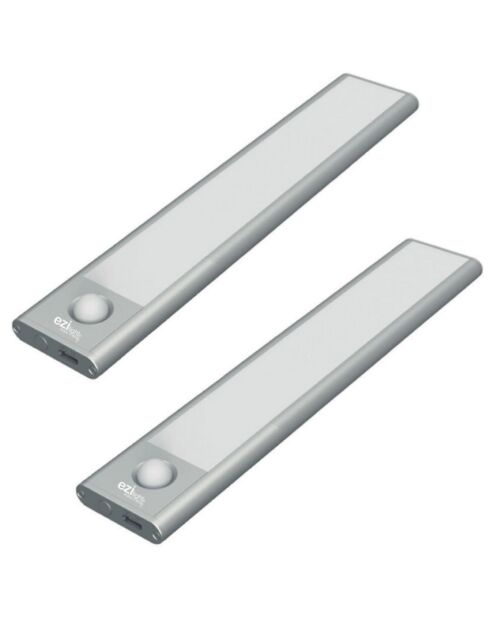 Réglette LED StickyLed Body 4S blanche - 40x4x1 cm