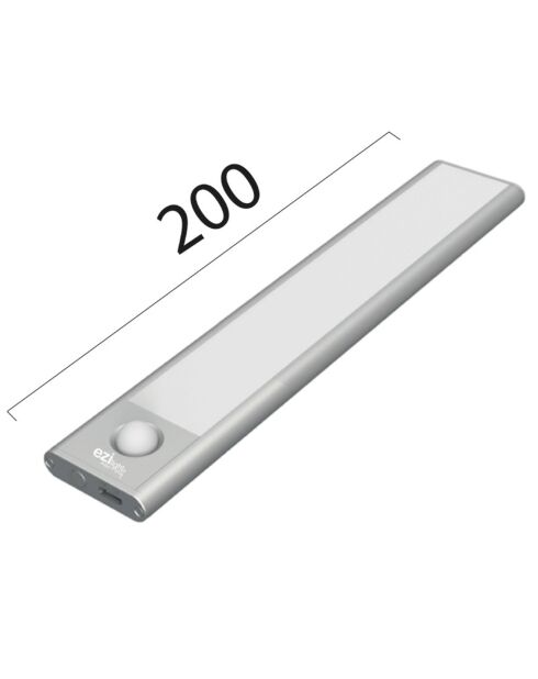 Réglette LED StickyLed Body 4S blanche - 40x4x1 cm