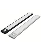 Réglette LED StickyLed Body 4B noire - 40x4x1 cm