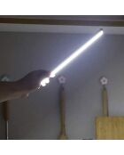 Réglette LED StickyLed Hand 4B noire - 40x4x1 cm