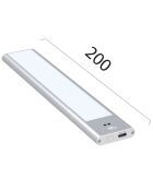 Réglette LED StickyLed Hand 4S blanche - 40x4x1 cm