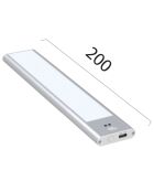 Réglette LED StickyLed Hand 4S blanche - 40x4x1 cm