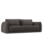 Canapé convertible avec Coffre Gaston 3 Places gris foncé - 249x119x92 cm