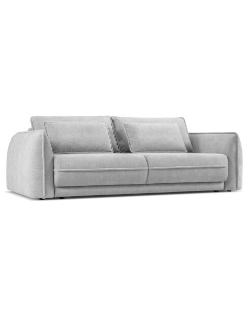 Canapé convertible avec Coffre Gaston 3 Places gris- 249x119x92 cm