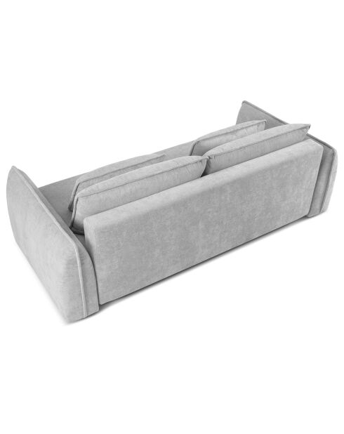 Canapé convertible avec Coffre Gaston 3 Places gris- 249x119x92 cm