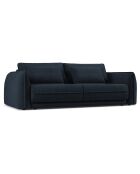 Canapé convertible avec Coffre Gaston 3 Places bleu foncé - 249x119x92 cm