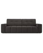 Canapé convertible avec Coffre Orsel 3 Places gris foncé - 244x107x93 cm