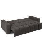 Canapé convertible avec Coffre Orsel 3 Places gris foncé - 244x107x93 cm