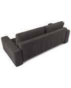 Canapé convertible avec Coffre Orsel 3 Places gris foncé - 244x107x93 cm