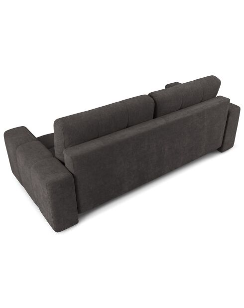 Canapé convertible avec Coffre Orsel 3 Places gris foncé - 244x107x93 cm