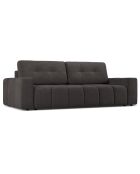 Canapé convertible avec Coffre Orsel 3 Places gris foncé - 244x107x93 cm